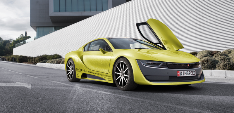 Illustration for article titled The Swiss Wackos At Rinspeed Made A BMW i8 That Drives Itself And Has Its Own Drone